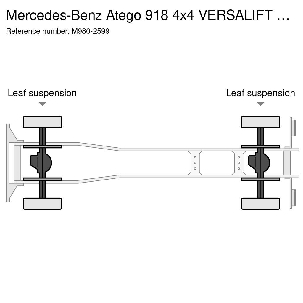 Mercedes-Benz Atego 918 4x4 VERSALIFT VST-237-NF / 13,5 m شاحنات الرافعات