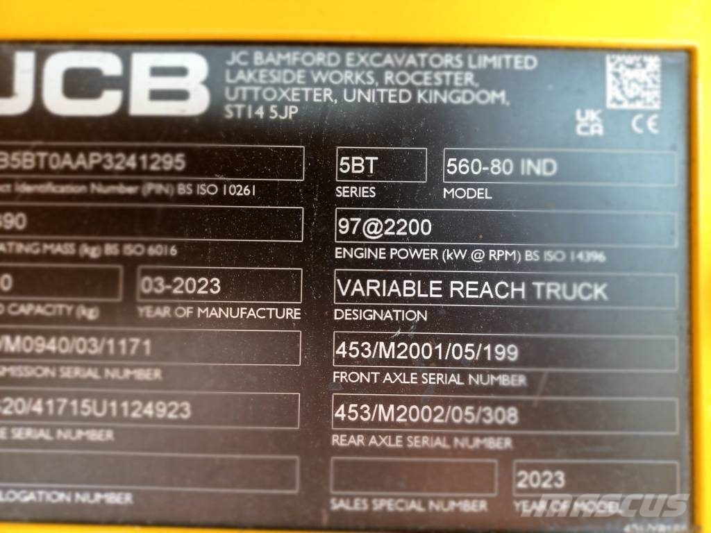 JCB 541-70 Teleskopiskie manipulatori