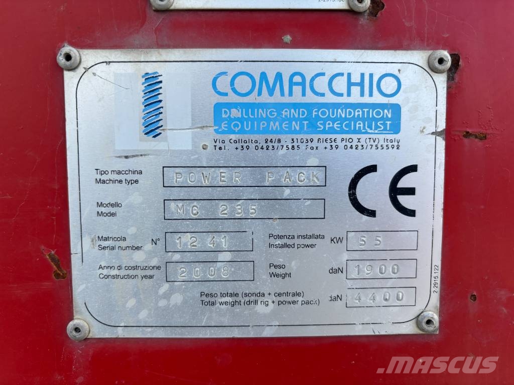 Comacchio MC 235 Wiertnice do nawierzchni