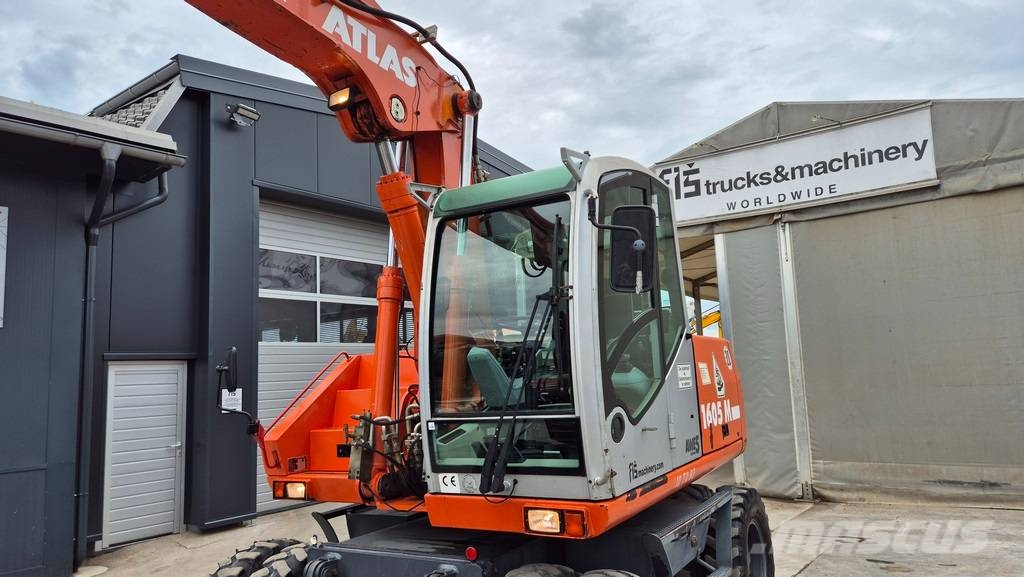 Atlas TEREX 1605 - 2005 YEAR - 2X BUCKETS Bagri na kolesih