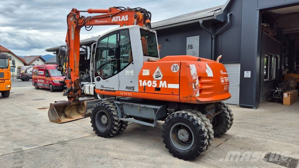 Atlas TEREX 1605 - 2005 YEAR - 2X BUCKETS Bagri na kolesih