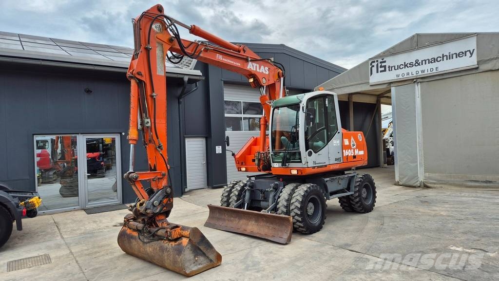 Atlas TEREX 1605 - 2005 YEAR - 2X BUCKETS Bagri na kolesih