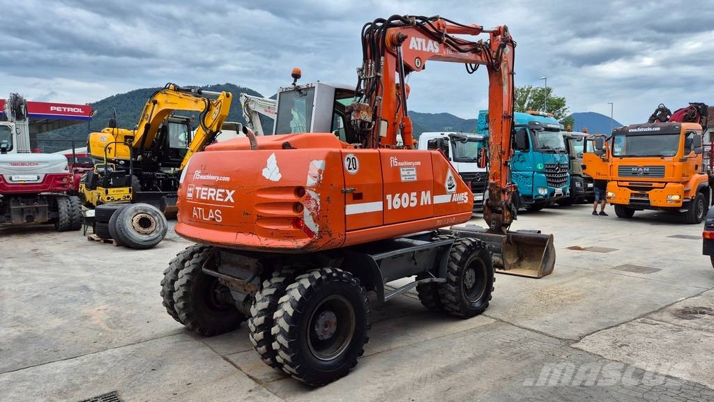 Atlas TEREX 1605 - 2005 YEAR - 2X BUCKETS Bagri na kolesih