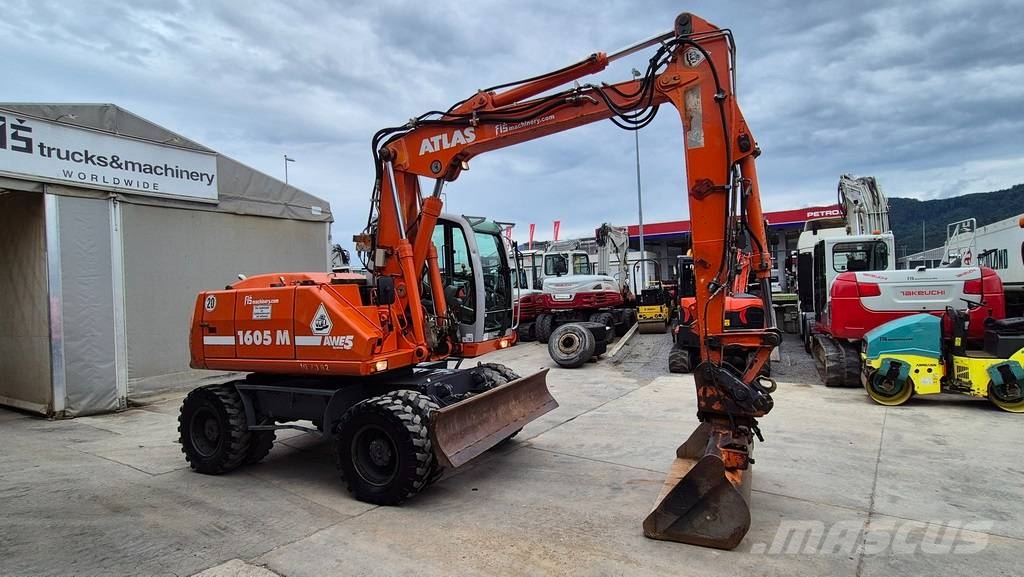 Atlas TEREX 1605 - 2005 YEAR - 2X BUCKETS Bagri na kolesih