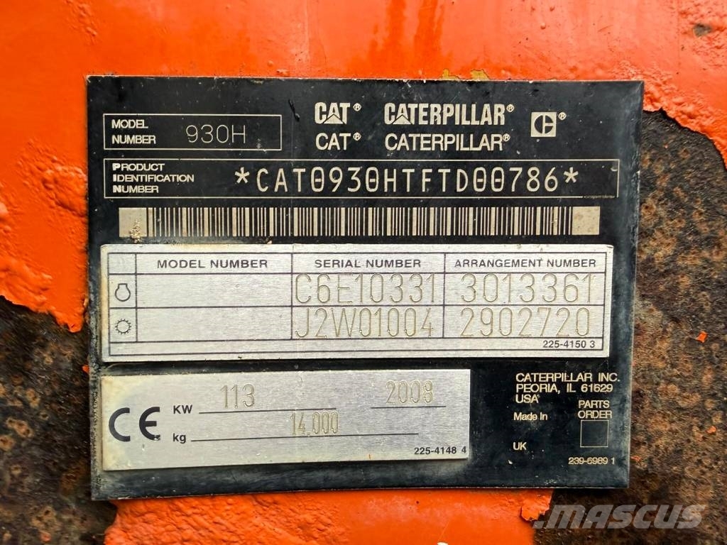 CAT 930 H **BJ. 2008 * 21439H/SW/Gabel/3.rd line Tekerlekli yükleyiciler