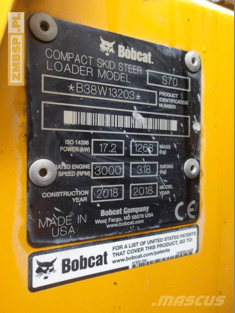 Bobcat S 70 Kompaktlaadurid