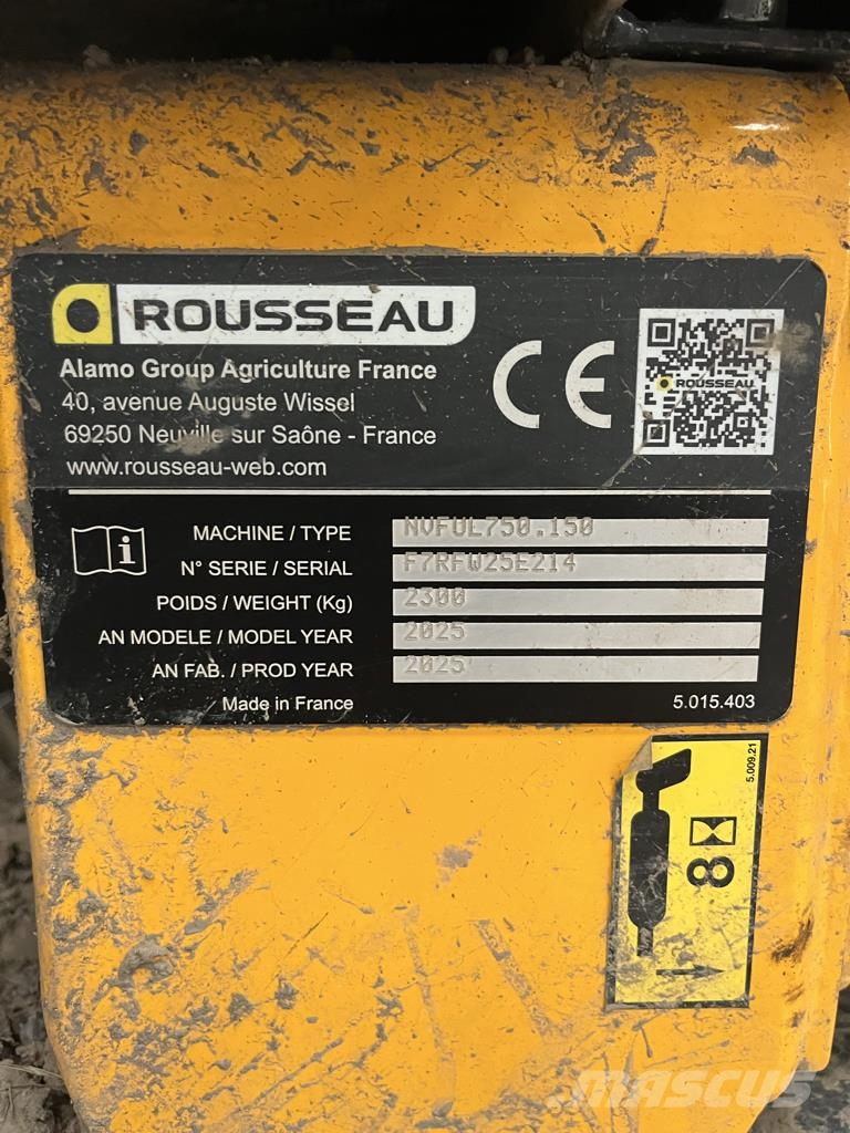 Rousseau Fulgor 750 Gezogene und selbstfahrende Mäher