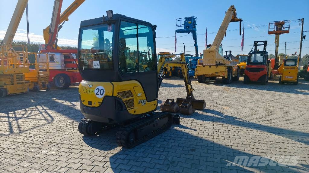 Yanmar SV 18 Mini bagri <7t