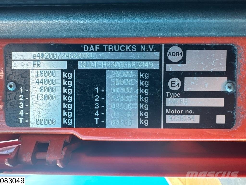 DAF XF 460 EURO 6, ACC, Retarder Vlačilci