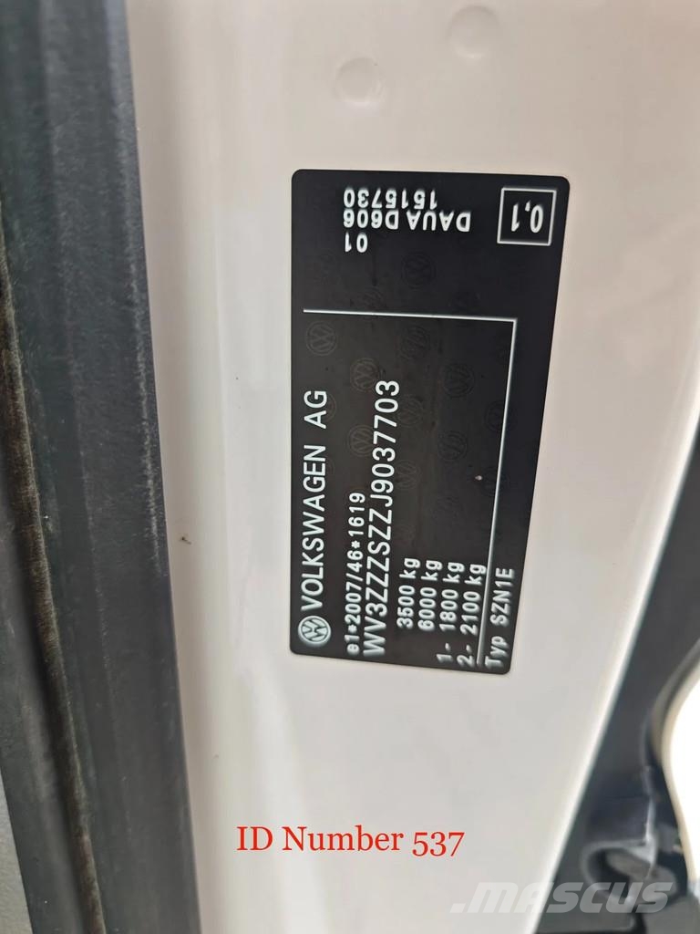 Volkswagen Crafter 2.0 TDI Doka 3 Seitenkipper Billenős furgonok
