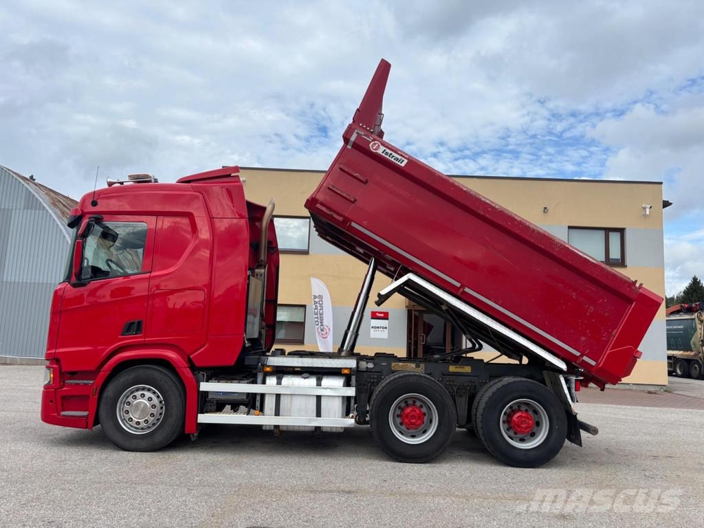 Scania R500 6x4 EURO6 + RETARDER + BOX HEATING Kipper