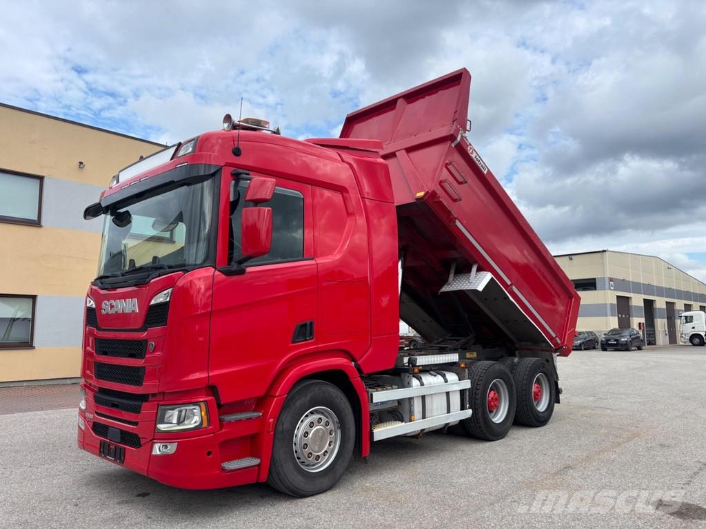 Scania R500 6x4 EURO6 + RETARDER + BOX HEATING Kipper