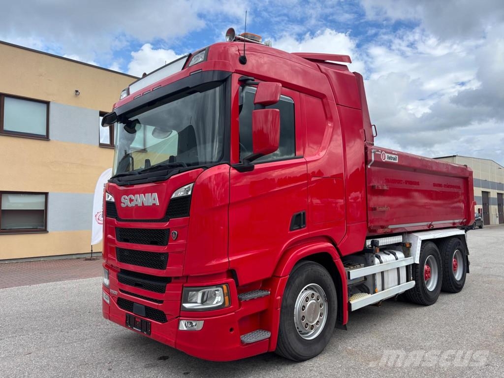 Scania R500 6x4 EURO6 + RETARDER + BOX HEATING Kipper