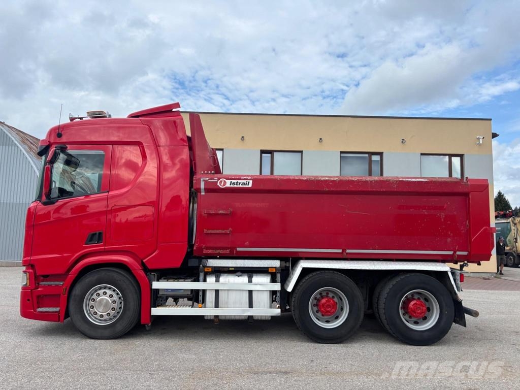Scania R500 6x4 EURO6 + RETARDER + BOX HEATING Kipper