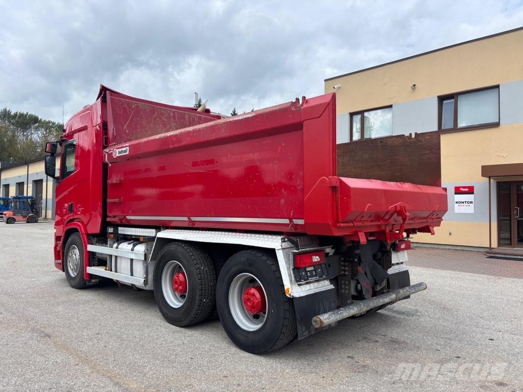 Scania R500 6x4 EURO6 + RETARDER + BOX HEATING Kipper