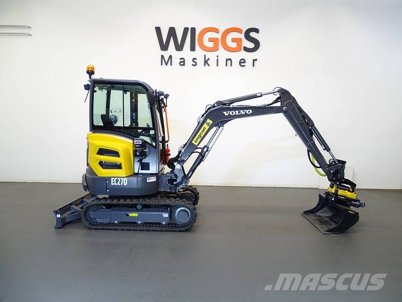 Volvo EC27D حفارات صغيرة أقل من 7 طن (حفارات صغيرة)