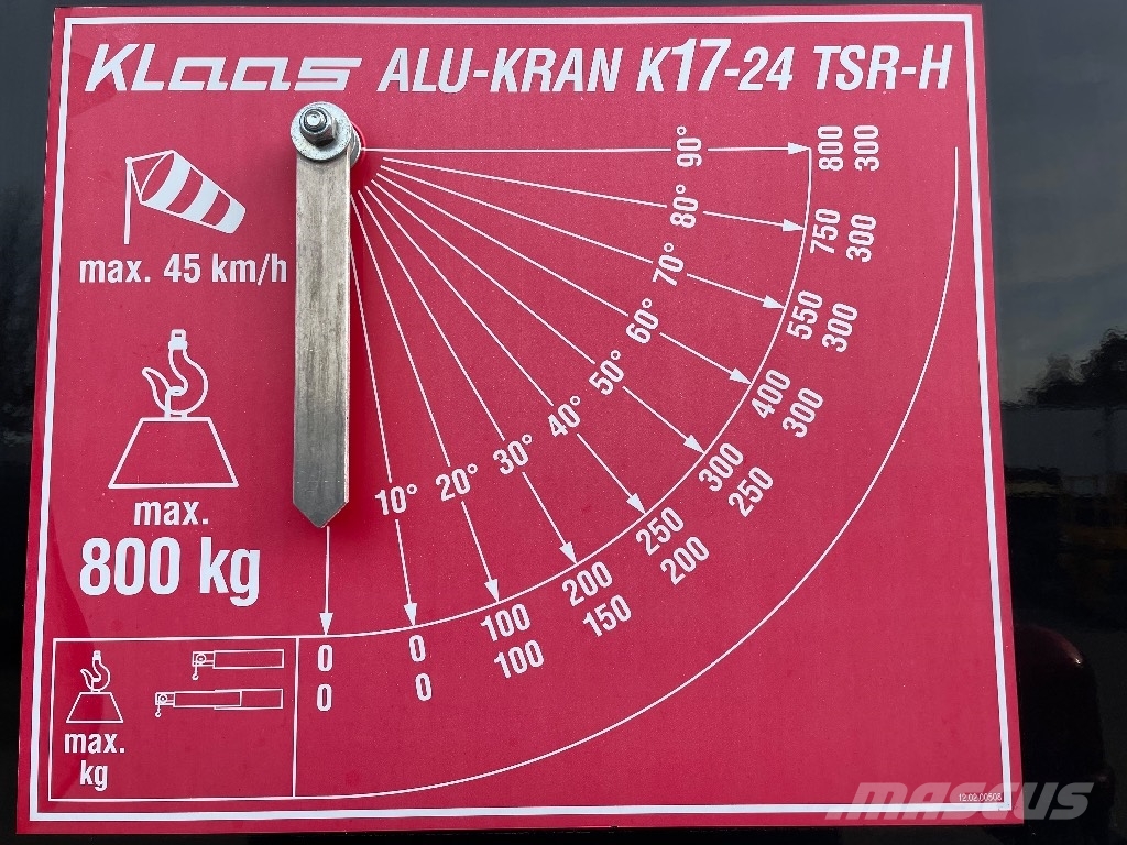 Klaas K 17-24 TSHR Visureigiai kranai