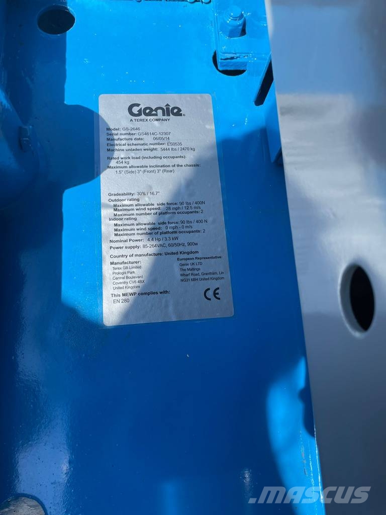 Genie GS 2646 Scheren-Arbeitsbühnen