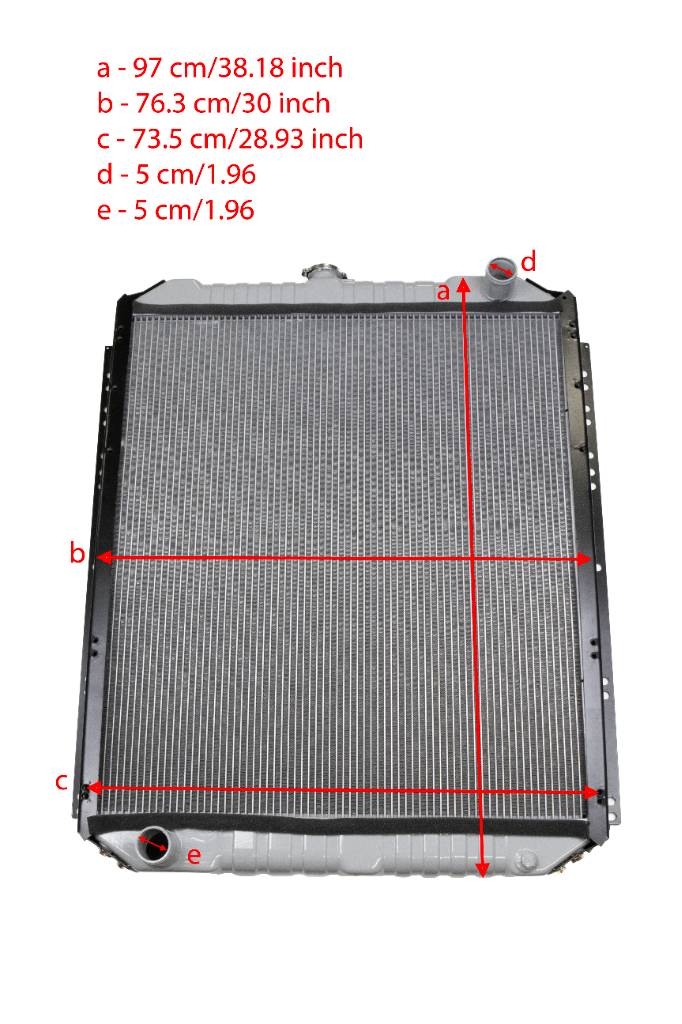 Kobelco Water Radiator YN05P00024S001 Radiatoriai