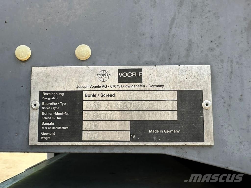 Vögele Super 1800-3 Asfaltadoras