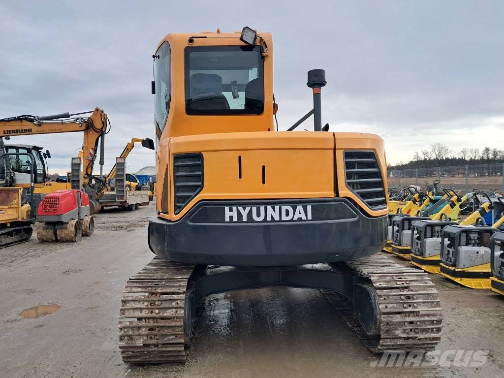 Hyundai Robex 80 CR-9 WACKER NEUSON 8003 9503 LIEBHERR CAT Midi excavators 7t - 12t
