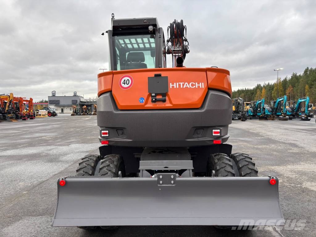 Hitachi ZX 95 W-7 / Uusi, Engcon, Rasvari, Lämmitin Pyöräkaivukoneet