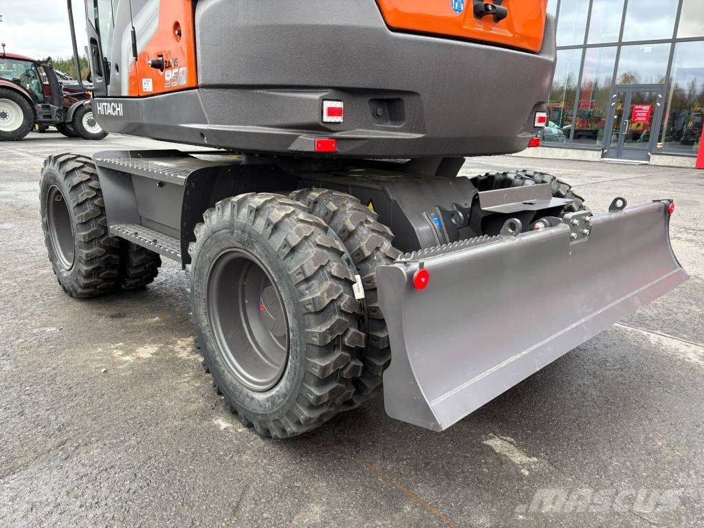 Hitachi ZX 95 W-7 / Uusi, Engcon, Rasvari, Lämmitin Pyöräkaivukoneet