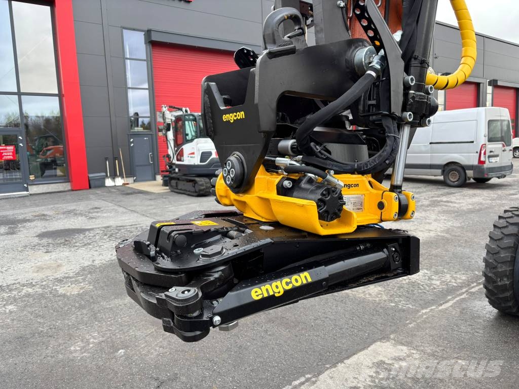 Hitachi ZX 95 W-7 / Uusi, Engcon, Rasvari, Lämmitin Pyöräkaivukoneet