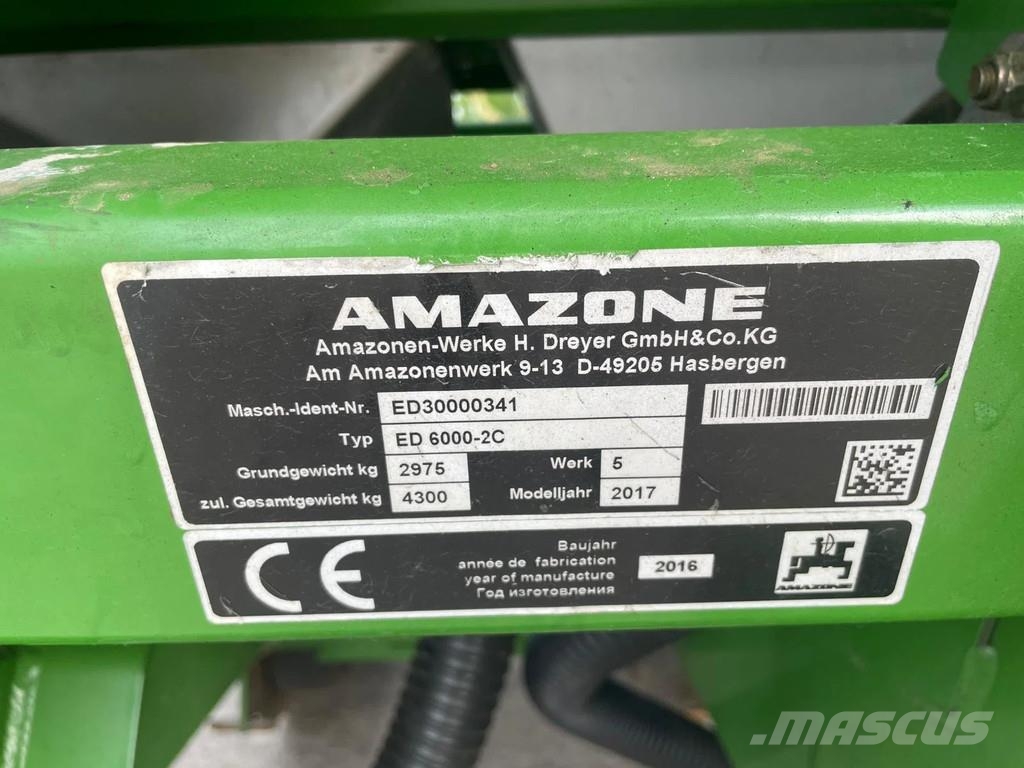 Amazone ED 6000 2C Special Contour Maisplanter Maiszaaier Mechanické sejačky