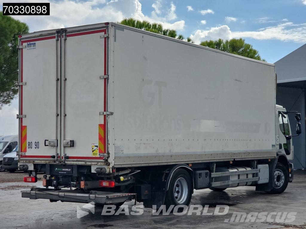 Volvo FE 320 4X2 20.5 Tonelades 1500kg plataforma de car Bakwagens met gesloten opbouw