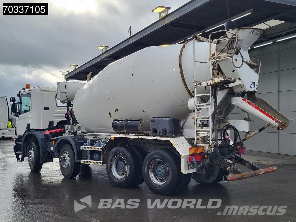 Scania P410 P 8X4 9m3 Liebherr mixer Full Steel Big-Axle Betonmischer