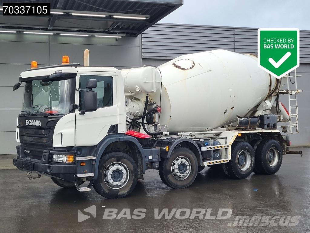 Scania P410 P 8X4 9m3 Liebherr mixer Full Steel Big-Axle Betooniveokid
