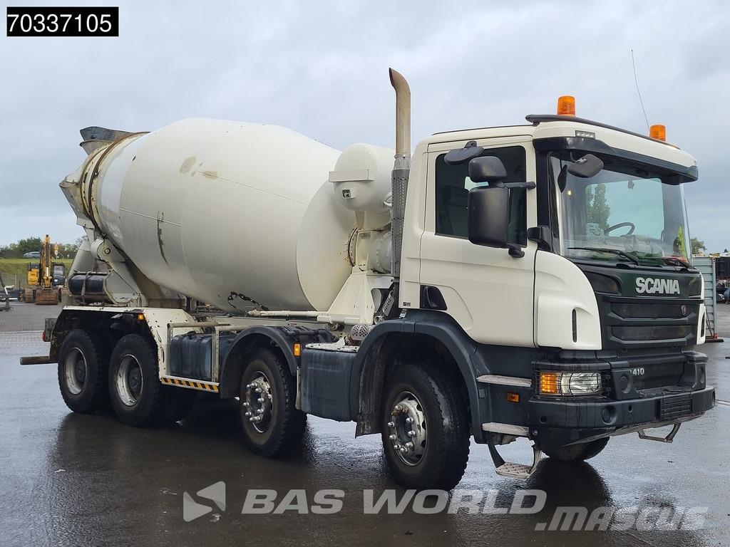 Scania P410 P 8X4 9m3 Liebherr mixer Full Steel Big-Axle Betooniveokid