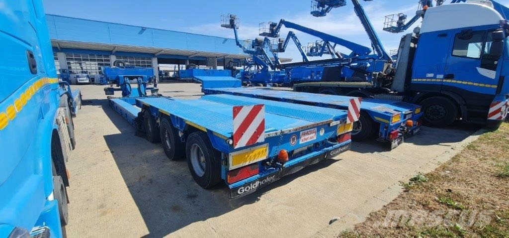 Goldhofer STZ-VKL 3-34/80 A with Extension beam´s Remorque surbaissée