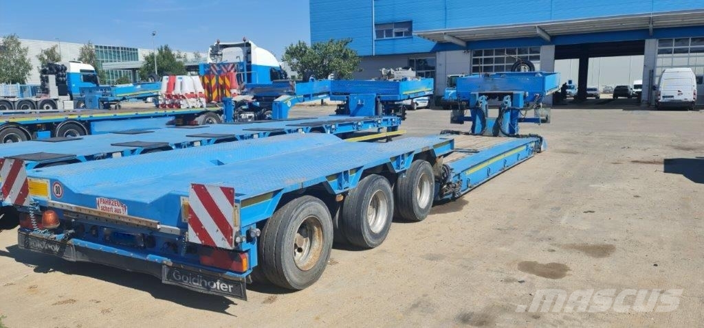 Goldhofer STZ-VKL 3-34/80 A with Extension beam´s Remorque surbaissée