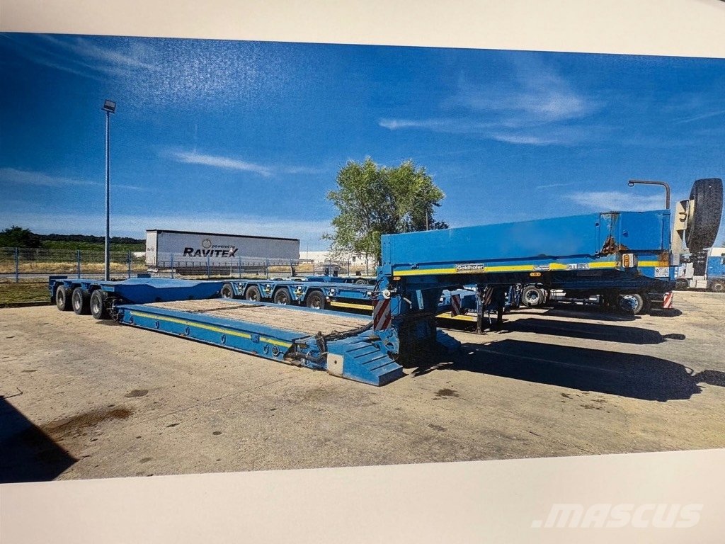Goldhofer STZ-VKL 3-34/80 A with Extension beam´s Remorque surbaissée