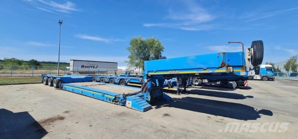 Goldhofer STZ-VKL 3-34/80 A with Extension beam´s Remorque surbaissée
