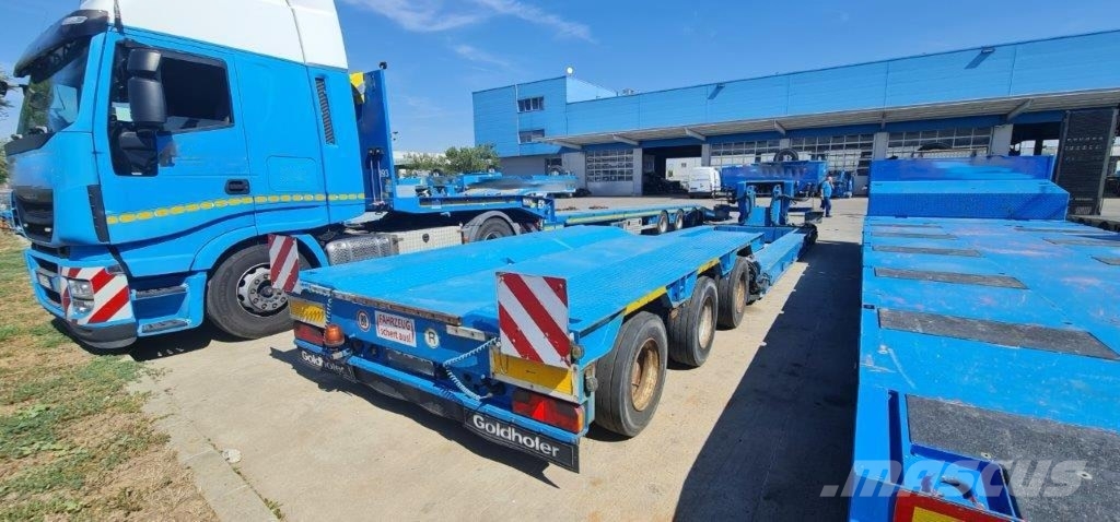 Goldhofer STZ-VKL 3-34/80 A with Extension beam´s Remorque surbaissée