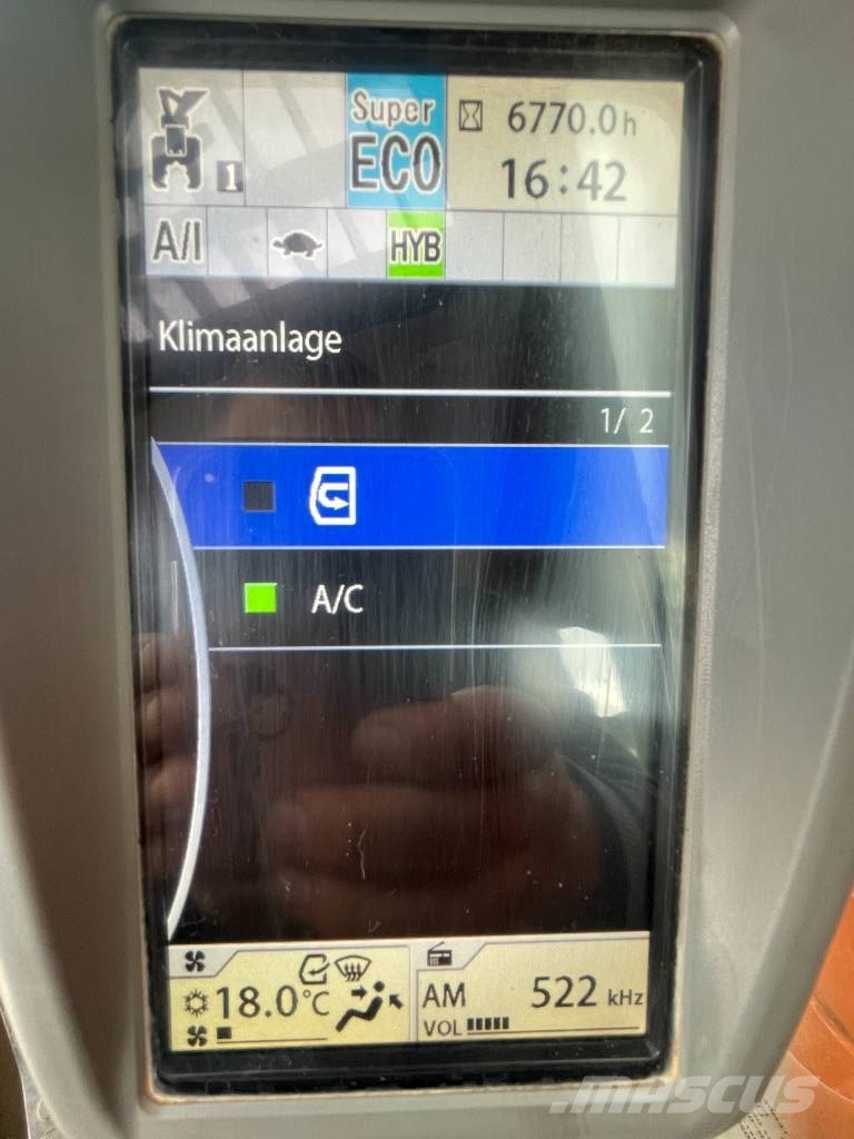Hitachi ZX210LC-5B Hybrid Monoblock OilQuick OQ70/55 Kli حفارات زحافة