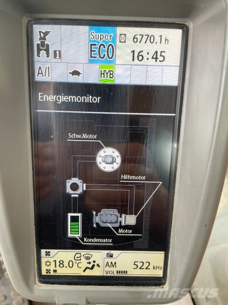Hitachi ZX210LC-5B Hybrid Monoblock OilQuick OQ70/55 Kli حفارات زحافة