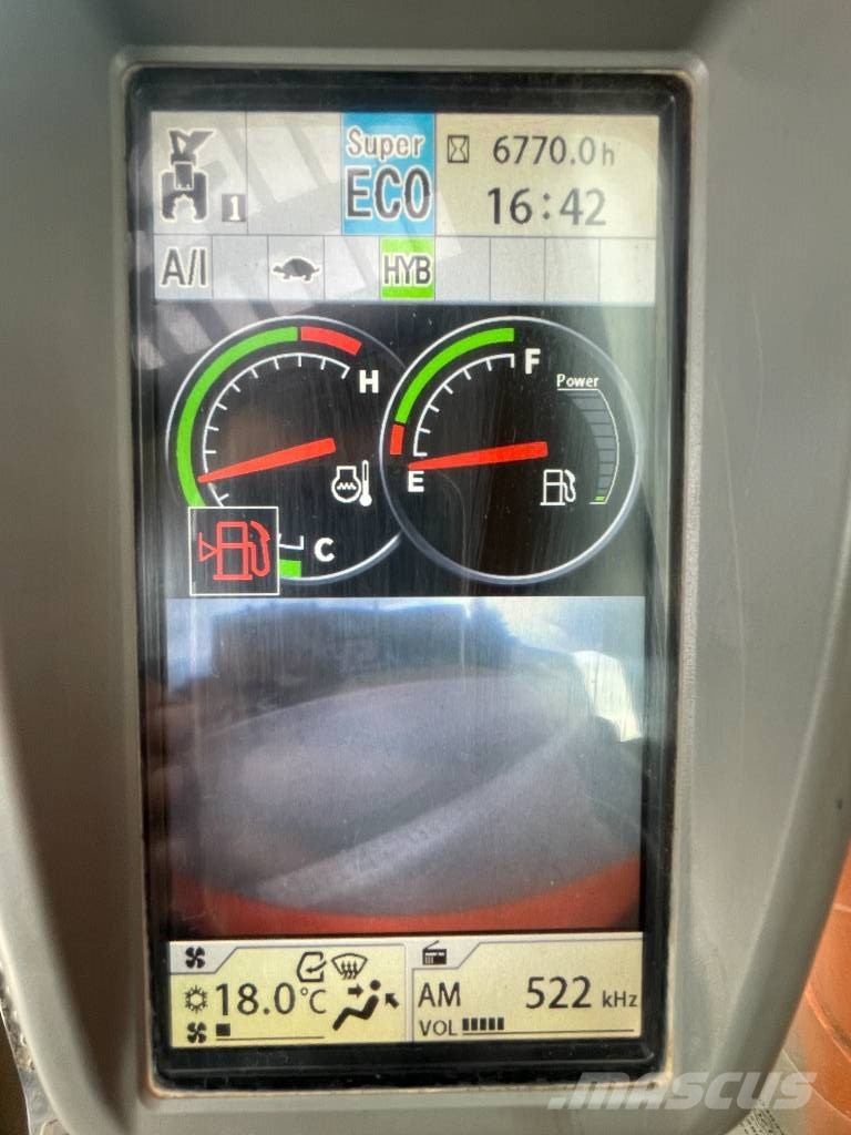 Hitachi ZX210LC-5B Hybrid Monoblock OilQuick OQ70/55 Kli حفارات زحافة