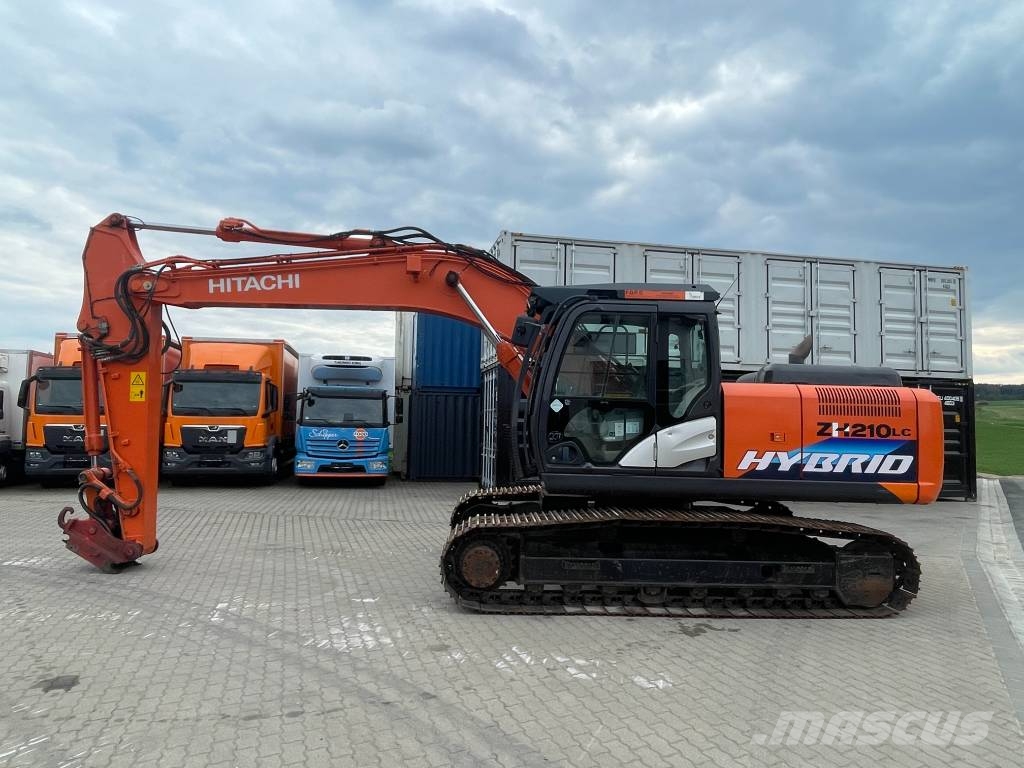 Hitachi ZX210LC-5B Hybrid Monoblock OilQuick OQ70/55 Kli حفارات زحافة