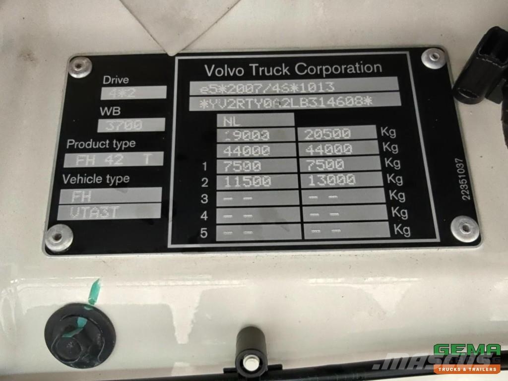 Volvo FH 460 4x2 GlobeTrotter XL Euro6D - ADR EXII EXIII 트랙터 유닛