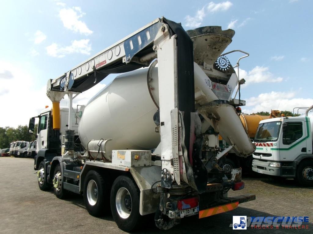 MAN TGS 32.360 8X4 Euro 6 Imer belt mixer 9 m3 ミキサー車