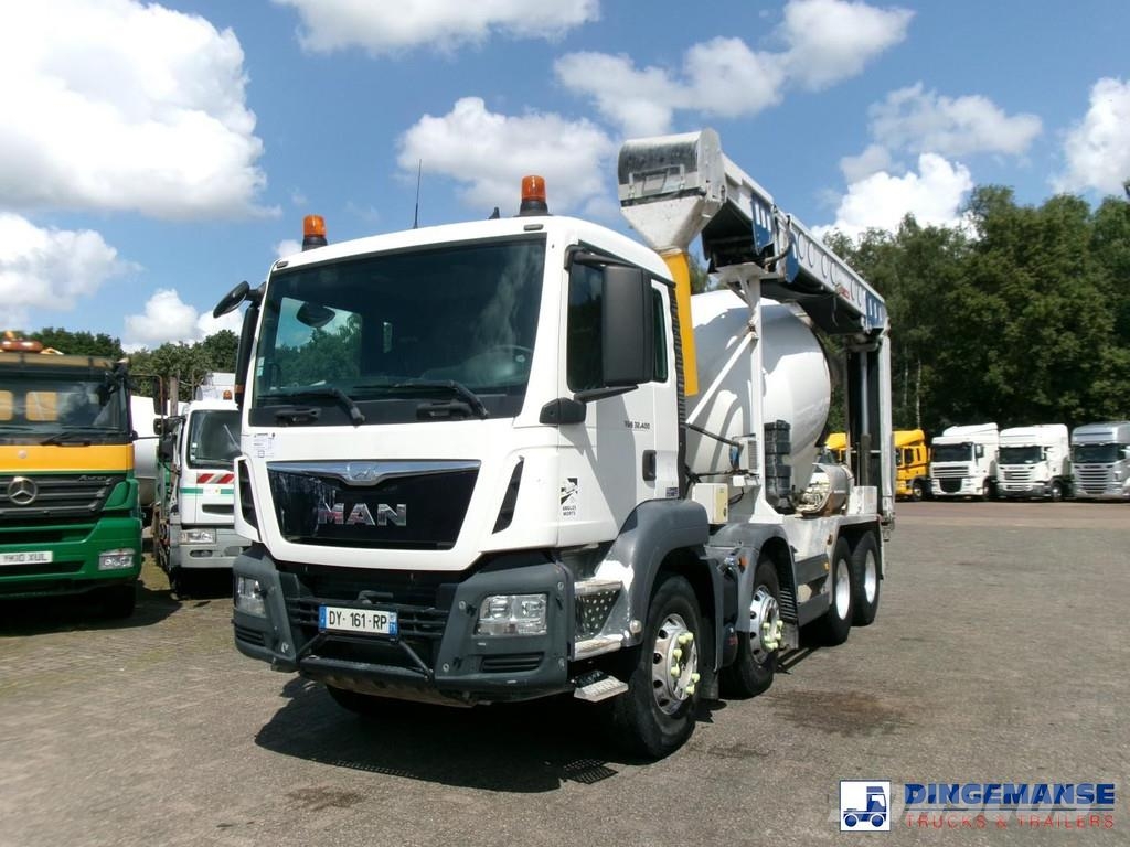 MAN TGS 32.360 8X4 Euro 6 Imer belt mixer 9 m3 ミキサー車