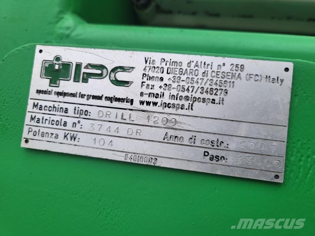 IPC 1200 Velké vrtací stroje