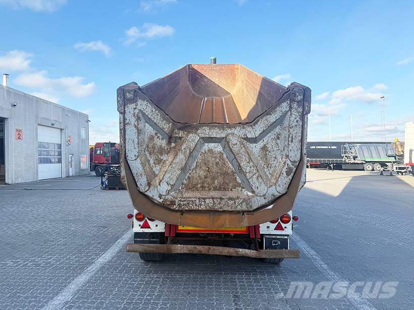 HK TIPPER 4 axle Tipper / Alukastenmulde Kipper 39m3 Semi-trailer med tip