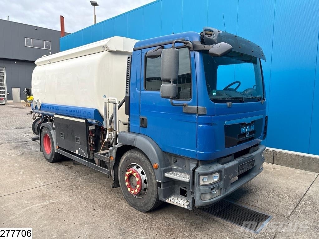 MAN TGM 18 250 EURO 5, ADR, 13.850 L, 3 Comp Tankwagen
