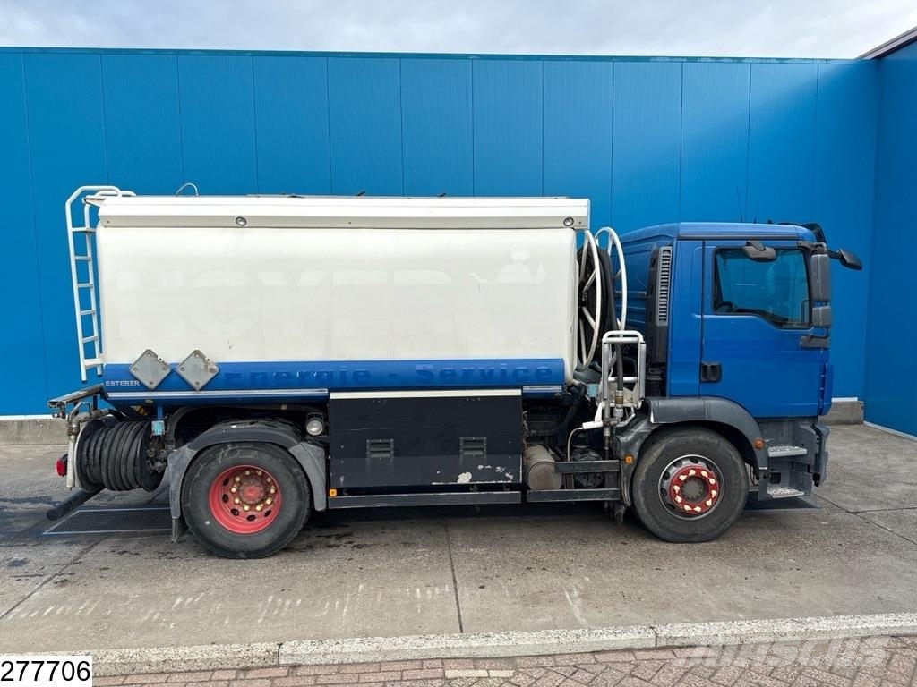 MAN TGM 18 250 EURO 5, ADR, 13.850 L, 3 Comp Tankwagen