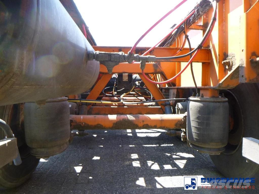Dennison 4-axle container combi trailer (3 + 1 axles) 20-30 Semirremolques portacontenedores